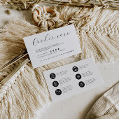 クッキーケア ミニマル フラット ありがとうカード 名刺