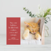 クッキーココアキャッツペット シーズンカード (スタンド正面)