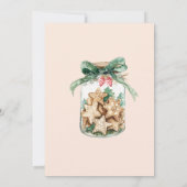 クッキージャー・クリスマス・パーティー 招待状 (裏面)