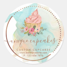 クッキースイーツガーリーベーカリーグラデーションカップケーキ