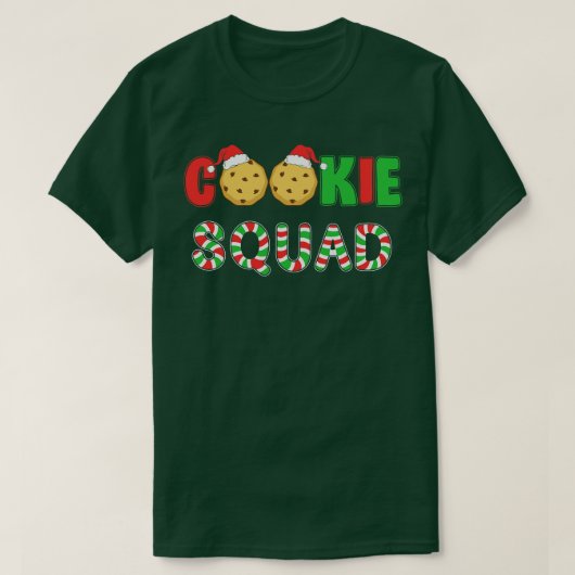 クッキースクーおもしろいドクリスマスファミリー Tシャツ (デザイン正面)