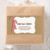 クッキースワップとギフトのホリデークッキーラベル ラベル (インサイチュ)