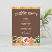 クッキースワップエクスチェンジホリデイ招待状 招待状 (スタンド正面)