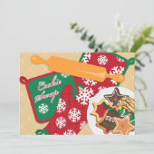 クッキースワップエクスチェンジホリデイ招待状 招待状 (スタンド正面)