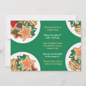 クッキースワップエクスチェンジホリデイ招待状 招待状 (裏面)