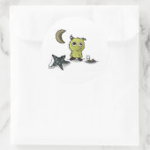 クッキーセキュリティモンスターアート ラウンドシール (バッグ)