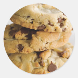 クッキーチョコクラシックレート丸ステッカー ラウンドシール
