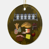 クッキートリートフードキッチンオーナメント セラミックオーナメント (左)
