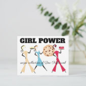 クッキーパイレトロ女子ベーキングレシピカード ポストカード (スタンド正面)