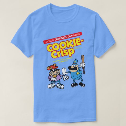 クッキーパリパリのシリアル Tシャツ (デザイン正面)