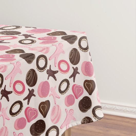 クッキーパーティーおもしろいハッピーホリデー！ テーブルクロス (インサイチュ)