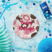 クッキーパーティーおもしろいハッピーホリデー! ペーパープレート (パーティー)