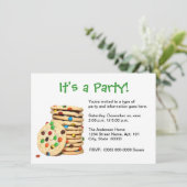 クッキーパーティーの招待状 招待状 (スタンド正面)