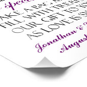 クッキービュッフェ結婚ーの看板へようこそ – Plum フォトプリント (角)