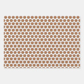 クッキーピーナッツバター虹チップピンク霜 ラッピングペーパーシート (正面3)