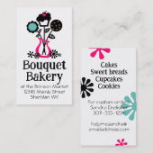 クッキーブーケベーキング名刺4 名刺 (正面/裏面)