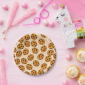 クッキープリントオンクリーム紙プレート ペーパープレート (パーティー)