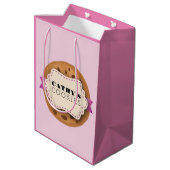 クッキーベーカリー販売パーソナライズベーキングギフトパーティー ミディアムペーパーバッグ (裏面アングル)