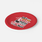 クッキーベーキングクリスマスムービー ペーパープレート (アングル)