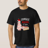 クッキーベーキングクルーおもしろいクリスマス Tシャツ (正面)