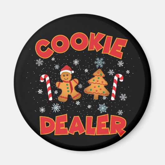 クッキーベーキングクルーのクリスマス マグネット (正面)