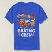 クッキーベーキングクルークリスマスサンタファミリージンガーバー Tシャツ (デザイン正面)