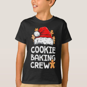 クッキーベーキングクルークリスマスサンタファミリージンガーバー Tシャツ