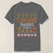 クッキーベーキングクルークリスマスサンタファミリージンガーバー Tシャツ (デザイン正面)