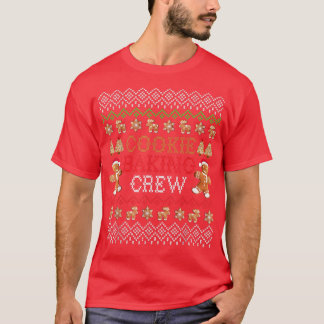 クッキーベーキングクルークリスマスファミリージンジャーパンT Tシャツ