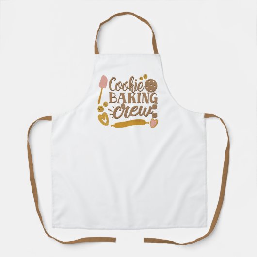 クッキーベーキングクルー用品クリスマス エプロン (正面)