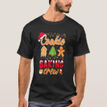 クッキーベーキングクルーChristmas Gingerbread Santa Fam Tシャツ<br><div class="desc">クッキーベーキングクルーChristmas Gingerbread Santa Family Group</div>