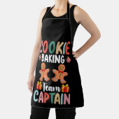 クッキーベーキングチームキャプテンファミリークリスマス エプロン (インサイチュ)