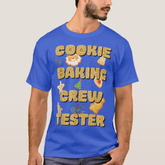 クッキーベーキングチームテスターキャプテンキュートファミリーマット Tシャツ