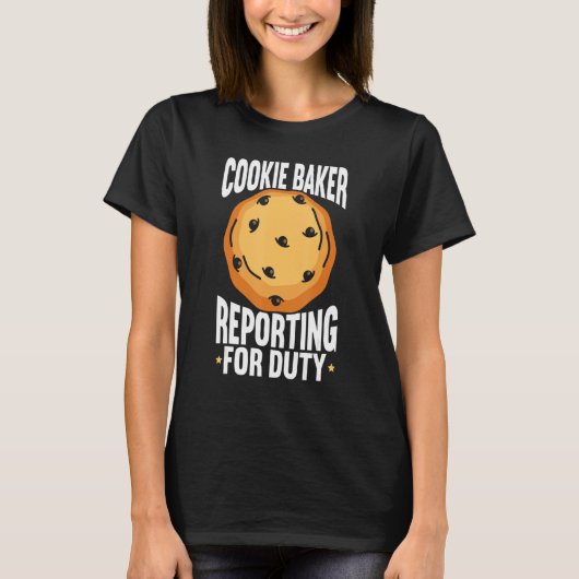 クッキーベーキングベイカー Tシャツ (正面)