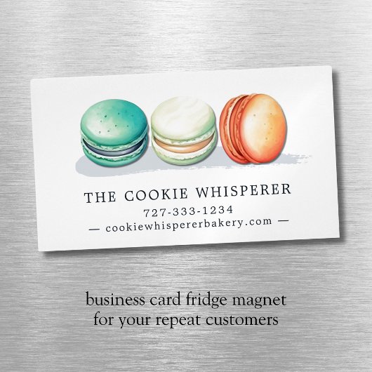 クッキーホームベーカリーコテージ食品 マグネット名刺
