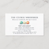 クッキーホームベーカリーコテージ食品 名刺 (裏面)