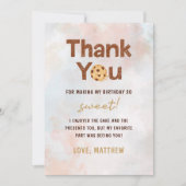 クッキーボーイバースデーパーティー サンキューカード (正面)
