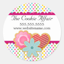 クッキーポップベーカリーボックスシール