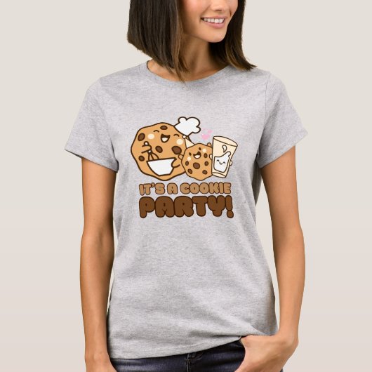クッキーママのシャツ | Cookieパーティー |母の日 Tシャツ (正面)