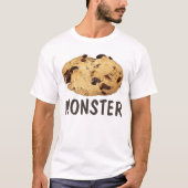 クッキーモンスタおもしろいーTシャツ Tシャツ (正面)