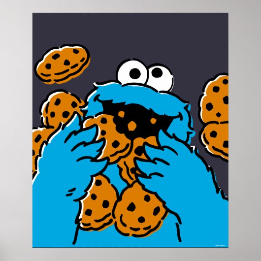 クッキーモンスターがクッキーを食べ尽くす ポスター (正面)