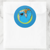 クッキーモンスターのイメージ ラウンドシール (バッグ)