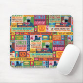 クッキーモンスターのグルメトラックパターン マウスパッド (マウス)