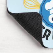 クッキーモンスターのグルメトラックロゴ マウスパッド (コーナー)