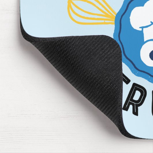 クッキーモンスターのグルメトラックロゴ マウスパッド (コーナー)