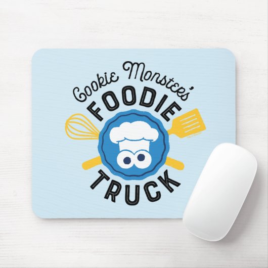 クッキーモンスターのグルメトラックロゴ マウスパッド (マウス)