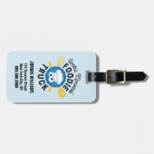 クッキーモンスターのグルメトラックロゴ ラゲッジタグ (正面横)