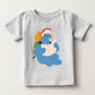 クッキーモンスターの地図読み ベビーTシャツ