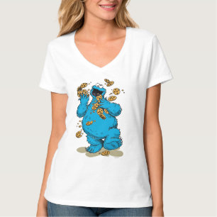 クッキーモンスターの熱狂するなクッキー Tシャツ