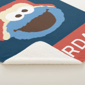 クッキーモンスターウッドランド顔 |名前の追加 シェルパブランケット (3/4)